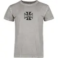West Coast Choppers Og Lbc Cross T-shirt Med Korte ærmer