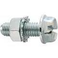 Fix Nippel M5 X 12 Mm Sekskantet Skruehoved Med Skive 100 Enheder
