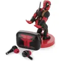 Exquisite Gaming Deadpool Forundring Holdems Miniholder & Trådløse Høretelefoner Med Tws Buds Pro-adaptere 10 Cm