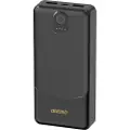 Dudao Powerbank 10000 mAh 2,4A med 2 × USB-A – Sort