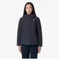 K-way K-waytil kvinder. K71324W Lil Soft Touch-jakke navy (L), Casual, Polyester, Blå