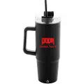 DEVplus Doom Mørk Middelalder Skjoldisoleret Krus Med Sugerør 1180 Ml