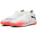 Puma FUTURE 8 MATCH Futsal Boots Unisex, Shoes, White/Black/Glowing Red, 44
