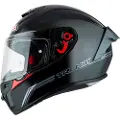 Nzi Trendy 3 Stream Solid Nouveau Fullface-hjelm