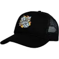Santa Cruz Flaming Dice Dot Meshback Kasket