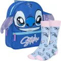 Cerda Group Stitch Skole Lille Rygsæk Og Sokker Design Sæt