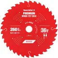 Specialist 260x36tx30 Mm Premium Træsnitsskive