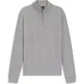 Hugo Boss Structure 10269578 02 Halv Lynlås Sweater