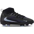 Nike Jr. Phantom 6 High Club-fodboldstøvler til større børn til flere typer underlag - sort