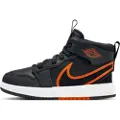 Jordan 1 Mid RM EasyOn-sko til mindre børn - sort