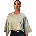 Nebbia Oversized Cropped Tee Just Flow 431 T-shirt Med Korte ærmer