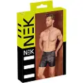 NEK - forlænget shorts med metalspænde til mænd (sort) - L