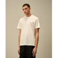 C.P. Company C.P. Companytil mænd. 19CMTS132A006374G T-shirt 30/1 med hvidt logo (XL), Casual, Bomuld, Korte ærmer