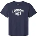 Pepe Jeans Pepe Jeanstil drenge. PB503982 Dylan navy T-shirt (4años= 80cm), Casual, Bomuld, Korte ærmer, Blå, børnetøj