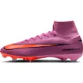 Nike Mercurial Superfly 10 Pro FG High-Top-fodboldstøvler - Pink
