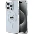 Karl Lagerfeld Iml Karl Head Metal Frame Magsafe Iphone 15 Pro Max Telefon Etui