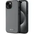 DKNY Pu Leather Metal Logo Magsafe Iphone 15 Telefon Etui