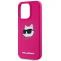 Karl Lagerfeld Klhmp15lschpplf Iphone 15 Pro 6.1 Silicone Choupette Head Telefonetui