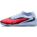 Nike Phantom 6 High Academy-fodboldsko til grus - blå