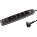 Electraline Gummy 5+2usb Forlængerledning