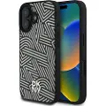 DKNY Pu Leather Crosswalk Pattern Magsafe Iphone 16 Telefon Etui
