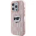 Karl Lagerfeld Klhcp15xhklpchp Iphone 15 Pro Max 6.7 Iml Choupette Head&monogram Telefonetui