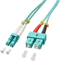 Lindy Duplex Lc/sc Om3 50/125µm Multimode Fiberoptisk Kabel 3 M