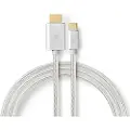 Nedis Guld Cctb64655al20 Usb-c Til Hdmi-adapterkabel Usb 3.2 Gen 1 4k 18 Gbps Belagt Og Flettet 2 M 60hz