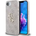 GUESS iPhone 16e Guess 4G Big Metal Logo Hybrid Cover - Pink