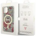 GUESS Guhmp14shcfwsa Iphone 14.15.13 6.1 Zielonykhaki Flower Telefonetui