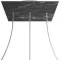 Creative Cables Kroq403lf104 Xxl Rose-one Square Marquina Marmor Rose-sæt