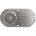 Edesa K2 Se 84 1c1e 84x44x18 Cm Vask Med Afdrypning