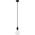 Creative Cables Med Bulb Silikone Farverig Pendellampe Med Tekstilkabel