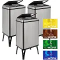 Wellhome Smarte Skraldespande 40l 3 Enheder