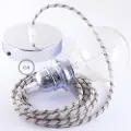 Creative Cables Rd54 Stripes 1 M Hængende Lampe Pendel Til Lampeskærm