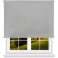 Wellhome Polyester Gennemsigtigt Rullegardin 140 X 250 Cm