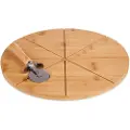 San Ignacio X Kinvara Bambuspizzatallerken Med Pizzaslicer 35x35 Cm