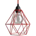 Creative Cables Textile Diamond 1 M Hængende Lampe Med Pære