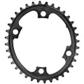 Absolute Black Oval 2x Asymmetric Shimano 9000/6800 110 Bcd Kædehjul