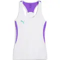 Puma INDIVIDUAL Padel Tank Top Women, Clothing, White/Aquatic/Purple Glimmer, XS