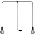 Creative Cables Med Bulb T-snake Eiva Ip65 Udendørs Lampe Med 2 Bærbare Lys