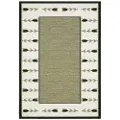 KMCarpets - Gummieret tæppe Tulpan - Grøn - Fladvævede tæpper - - Homeroom