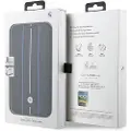 BMW Bmbkp14l22rvsk Iphone 14 Pro 6.1 Book Leather Stamp Lines Telefon Etui