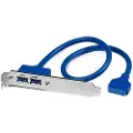 StarTech.com 2-port Usb-hunstikpladeadapter 3 A