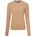 Ralph Lauren Polo Ralph Laurentil kvinder. 211971865002 Brun uld- og kashmirtrøje (XS), Casual, Bomuld