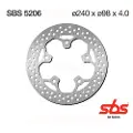 SBS Round 5206 Bremse Skive