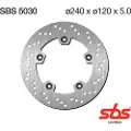 SBS Round 5030 Bagbremseskive