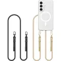 Tech-Protect Samsung Galaxy S25 Tech-Protect FlexAir Chain MagSafe Cover - sort og taupe