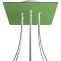 Creative Cables Kroq207f116 Rose-one Square Green Meadow Rosesæt