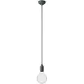 Creative Cables Med Bulb Silikone Farverig Pendellampe Med Tekstilkabel